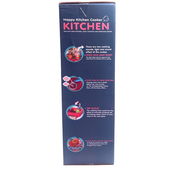 Продукт Chippo Carolina Kitchen - Детска кухня с течаща вода, 42 части - 0 - BG Hlapeta