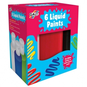 Galt Toys - Течни бои на водна основа, 6 бр