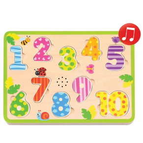 Tooky Toy Числата от 1 до 10 - Музикален пъзел