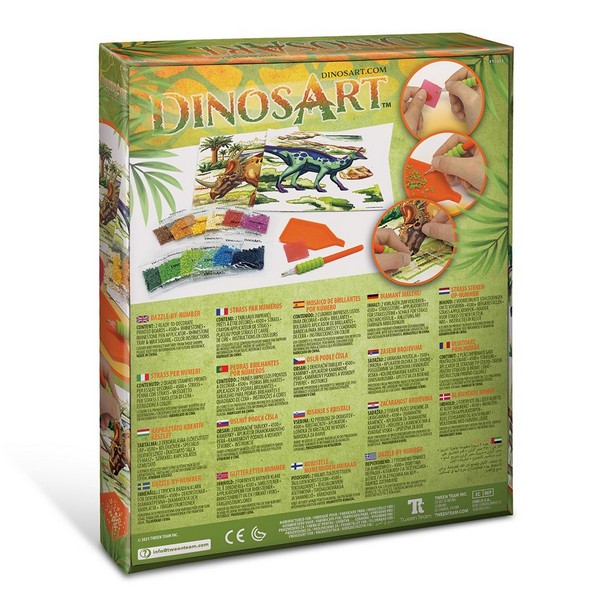 Продукт DinosArt Динозаври - Направи картини с камъчета - 0 - BG Hlapeta