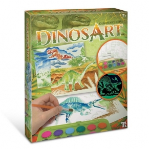 DinosArt Динозаври - Магически картини с акварелни бои