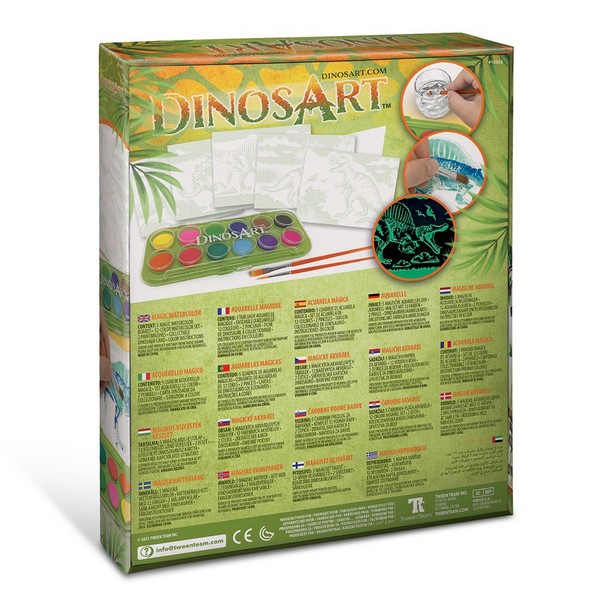 Продукт DinosArt Динозаври - Магически картини с акварелни бои - 0 - BG Hlapeta
