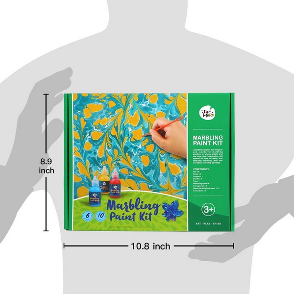 Продукт Jarmelo Мраморни картини, с 6 боички - Комплект за рисуване - 0 - BG Hlapeta