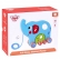 Tooky Toy Семейство слончета - Дървена играчка за дърпане 2