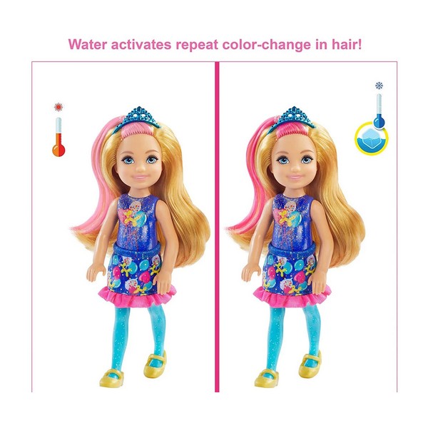 Продукт Barbie Кукла - Челси с трансформация серия Парти - 0 - BG Hlapeta