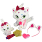 Shimmer Stars Мама и бебе коте, с аксесоари - Плюшена играчка Продукт Shimmer Stars Мама и бебе коте, с аксесоари - Плюшена играчка - 3 - BG Hlapeta