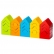 Cubika Цветни кули - Комплект дървени блокчета 2