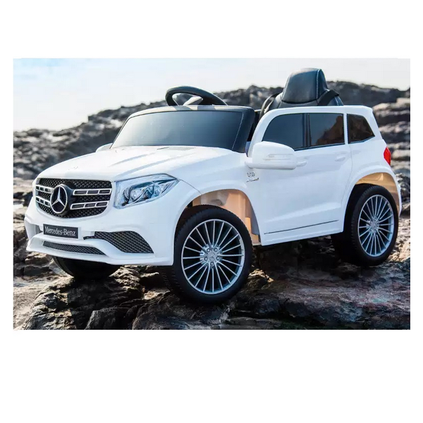 Продукт Акумулаторен джип Mercedes GL63, 12V, 4X4, с меки гуми и кожена седалка - 0 - BG Hlapeta