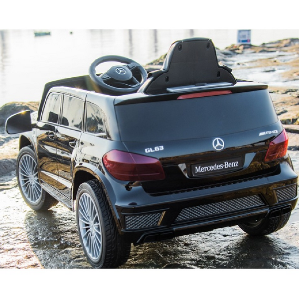 Продукт Акумулаторен джип Mercedes GL63, 12V, 4X4, с меки гуми и кожена седалка - 0 - BG Hlapeta