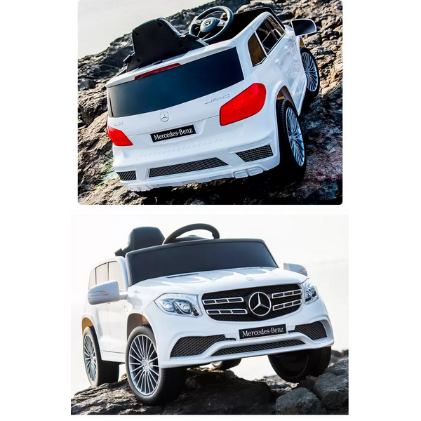 Продукт Акумулаторен джип Mercedes GL63, 12V, 4X4, с меки гуми и кожена седалка - 0 - BG Hlapeta