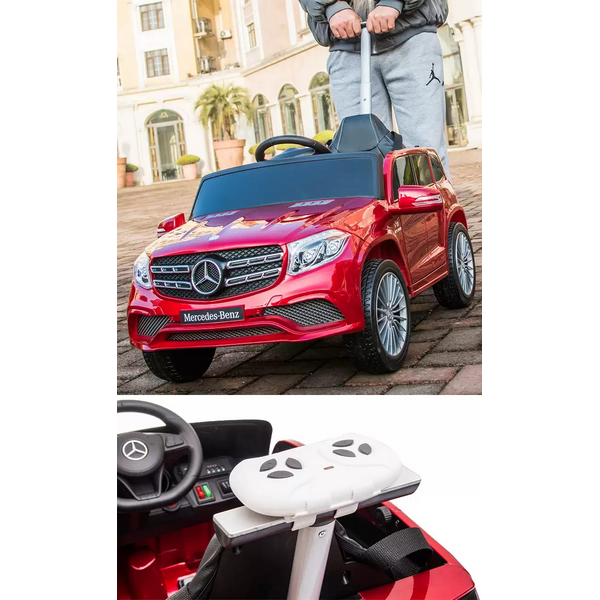 Продукт Акумулаторен джип Mercedes GL63, 12V, 4X4, с меки гуми и кожена седалка - 0 - BG Hlapeta