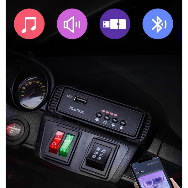 Продукт Акумулаторен джип Mercedes GL63, 12V, 4X4, с меки гуми и кожена седалка - 0 - BG Hlapeta