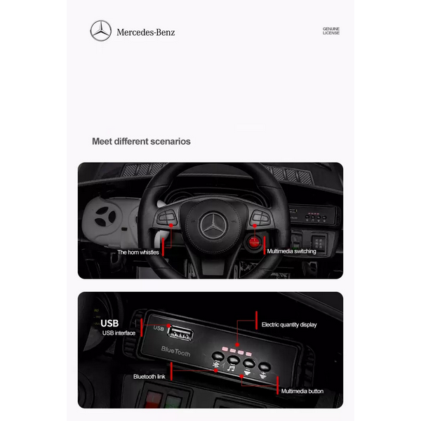 Продукт Акумулаторен джип Mercedes GL63, 12V, 4X4, с меки гуми и кожена седалка - 0 - BG Hlapeta