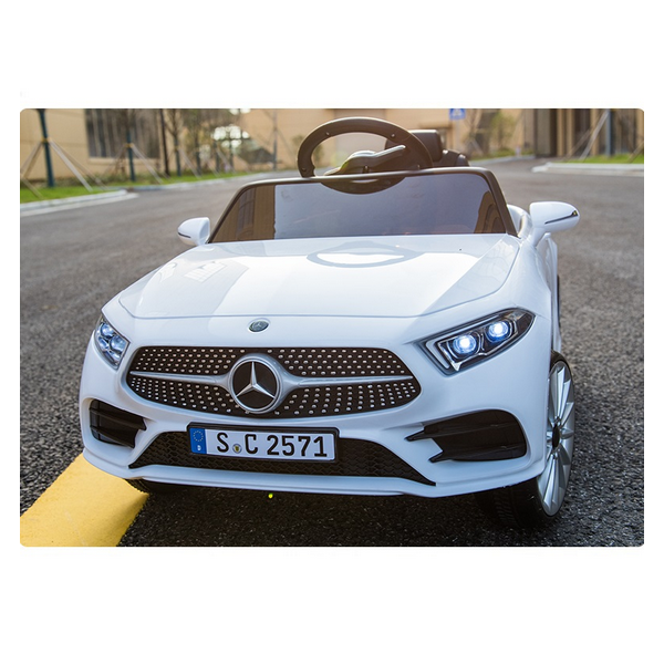 Продукт Акумулаторна кола Mercedes Benz CLS350, 12V с меки гуми и кожена седалка - 0 - BG Hlapeta