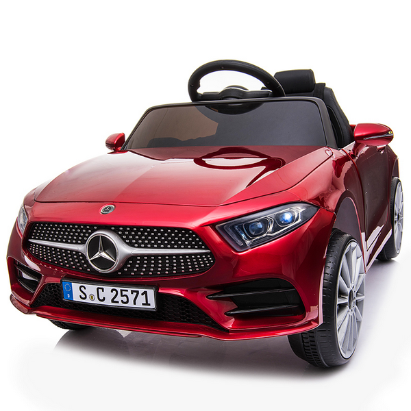 Продукт Акумулаторна кола Mercedes Benz CLS350, 12V с меки гуми и кожена седалка - 0 - BG Hlapeta