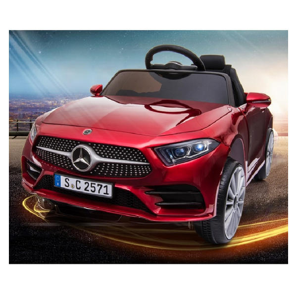 Продукт Акумулаторна кола Mercedes Benz CLS350, 12V с меки гуми и кожена седалка - 0 - BG Hlapeta