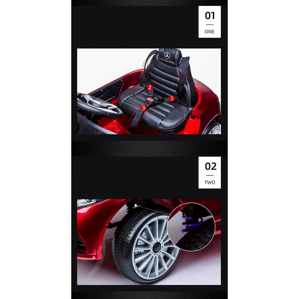 Продукт Акумулаторна кола Mercedes Benz CLS350, 12V с меки гуми и кожена седалка - 0 - BG Hlapeta