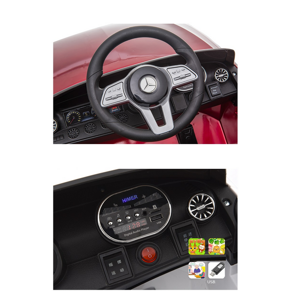 Продукт Акумулаторна кола Mercedes Benz CLS350, 12V с меки гуми и кожена седалка - 0 - BG Hlapeta