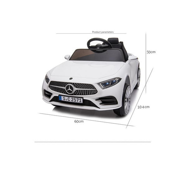 Продукт Акумулаторна кола Mercedes Benz CLS350, 12V с меки гуми и кожена седалка - 0 - BG Hlapeta