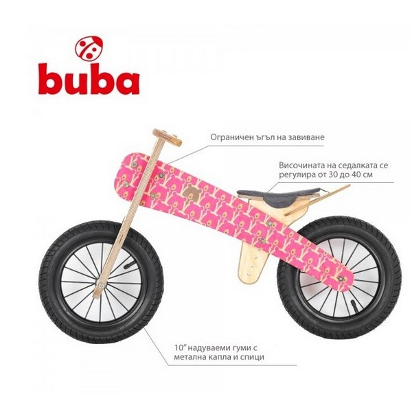 Продукт Buba Explorer Mini - колело за балансиране със синя/зелена седалка - 0 - BG Hlapeta