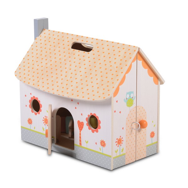 Продукт Moni Toys - Сгъваема дървена къща за кукли - 0 - BG Hlapeta