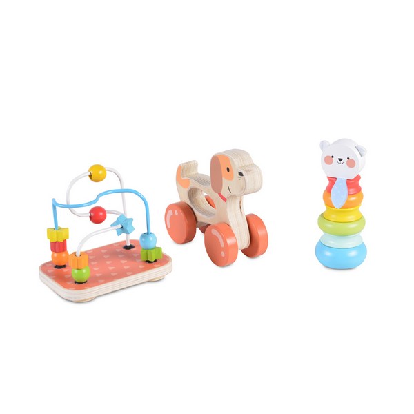 Продукт Moni Toys - Дървен сет с играчки - 0 - BG Hlapeta