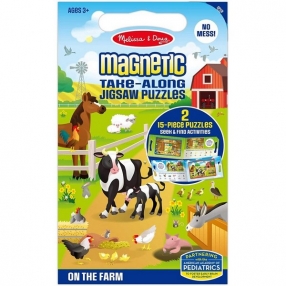 Melissa and Doug On the Farm - Магнитен пъзел