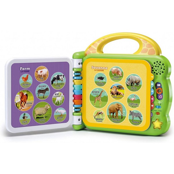 Продукт Vtech - Занимателна книжка 100 животни - 0 - BG Hlapeta