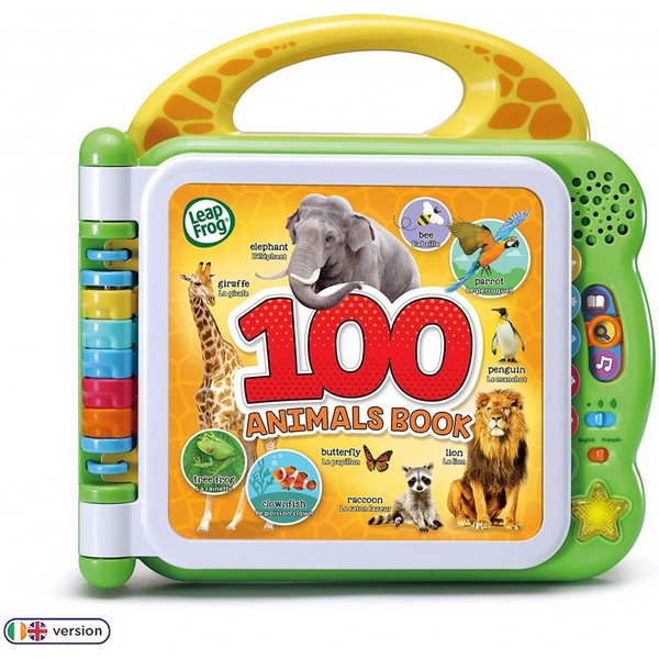 Продукт Vtech - Занимателна книжка 100 животни - 0 - BG Hlapeta