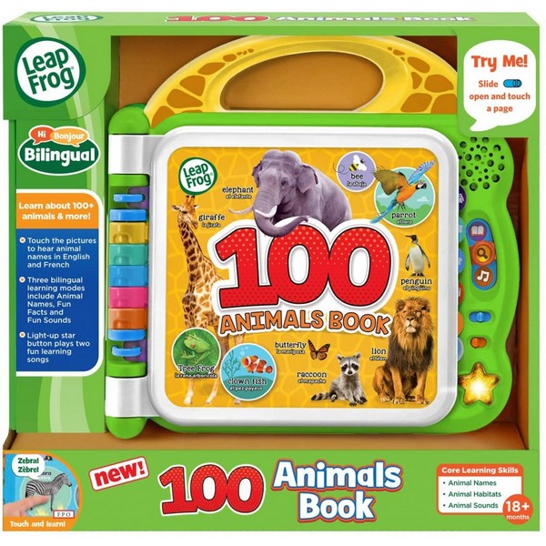 Продукт Vtech - Занимателна книжка 100 животни - 0 - BG Hlapeta