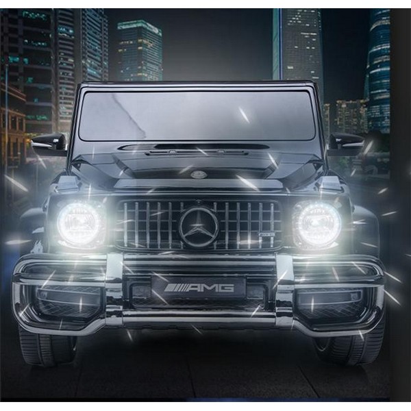 Продукт Двуместен акумулаторен джип Mercedes-Benz G63 AMG Licensed 24V с MP3, с меки гуми и кожена седалка, 4X4 - 0 - BG Hlapeta