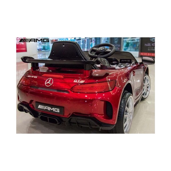 Продукт Акумулаторна кола  Mercedes Benz GT R Licensed 12V,MP3, с меки гуми и кожена седалка, 4X4  - 0 - BG Hlapeta