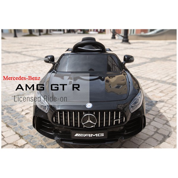 Продукт Акумулаторна кола  Mercedes Benz GT R Licensed 12V,MP3, с меки гуми и кожена седалка, 4X4  - 0 - BG Hlapeta