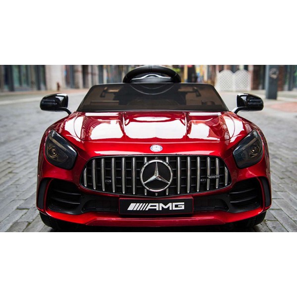 Продукт Акумулаторна кола  Mercedes Benz GT R Licensed 12V,MP3, с меки гуми и кожена седалка, 4X4  - 0 - BG Hlapeta