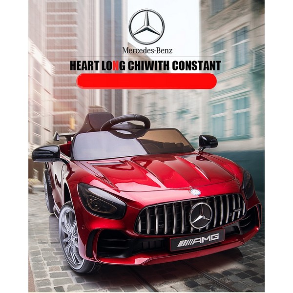 Продукт Акумулаторна кола  Mercedes Benz GT R Licensed 12V,MP3, с меки гуми и кожена седалка, 4X4  - 0 - BG Hlapeta