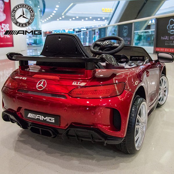 Продукт Акумулаторна кола  Mercedes Benz GT R Licensed 12V,MP3, с меки гуми и кожена седалка, 4X4  - 0 - BG Hlapeta