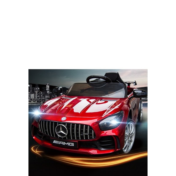 Продукт Акумулаторна кола  Mercedes Benz GT R Licensed 12V,MP3, с меки гуми и кожена седалка, 4X4  - 0 - BG Hlapeta