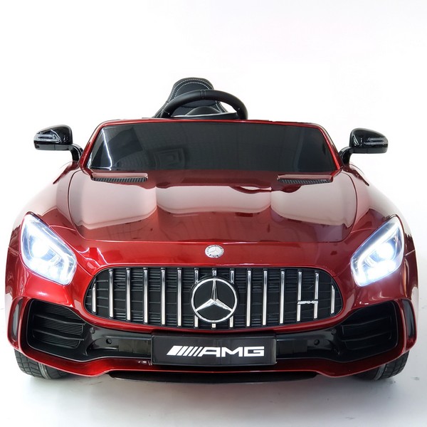 Продукт Акумулаторна кола  Mercedes Benz GT R Licensed 12V,MP3, с меки гуми и кожена седалка, 4X4  - 0 - BG Hlapeta