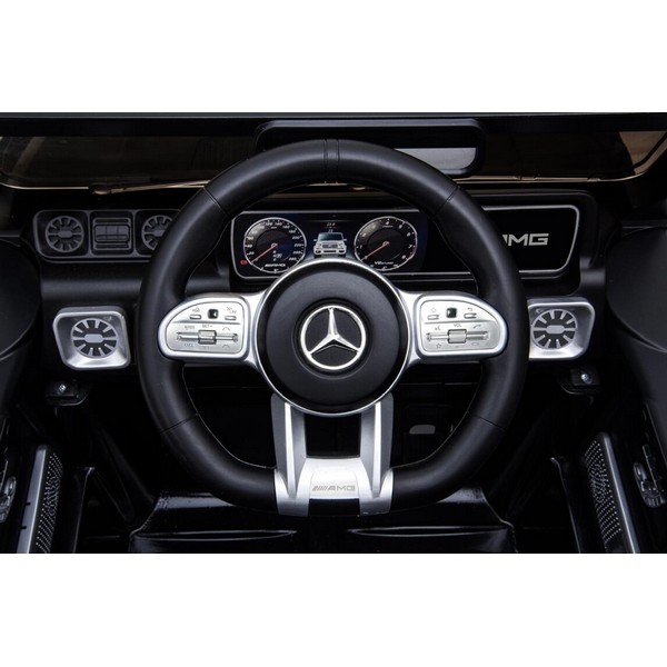 Продукт Акумулаторен джип Mercedes Benz G63 Licensed 4X4 , с меки гуми и кожена седалка - 0 - BG Hlapeta