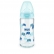 NUK First Choice - стъклено шише Temperature Control 240мл. със силиконов биберон за хранене 0-6мес.