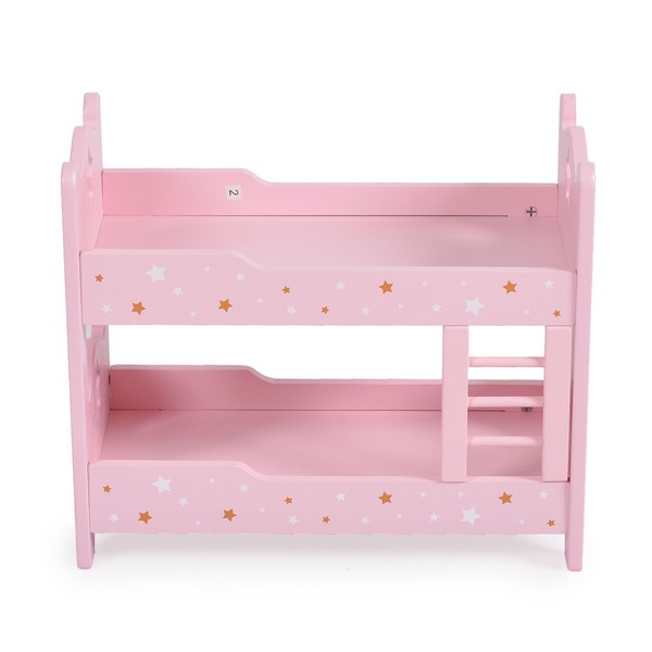 Продукт Moni toys - Дървена мебел за кукла - двуетажно легло - 0 - BG Hlapeta