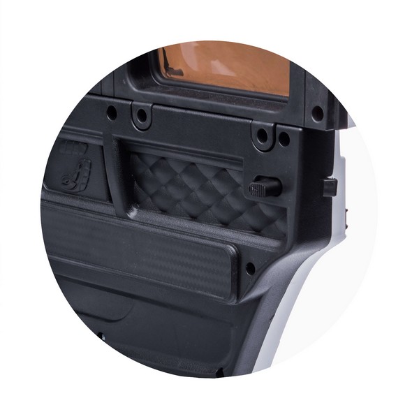 Продукт Акумулаторен джип Mercedes G63 AMG, 12V с меки гуми и отварящи се врати и амортисьори - 0 - BG Hlapeta