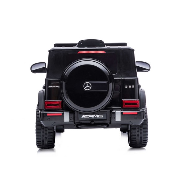 Продукт Акумулаторен джип Mercedes G63 AMG, 12V с меки гуми и отварящи се врати и амортисьори - 0 - BG Hlapeta