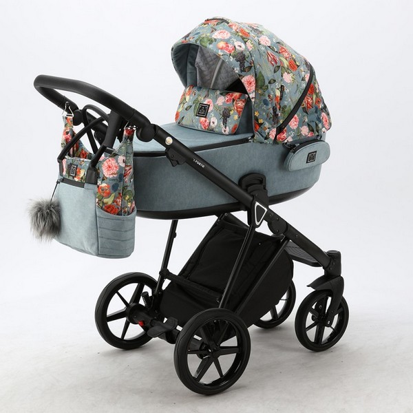 Продукт ADAMEX Porto Flowers - Бебешка количка 2 в 1  - 0 - BG Hlapeta