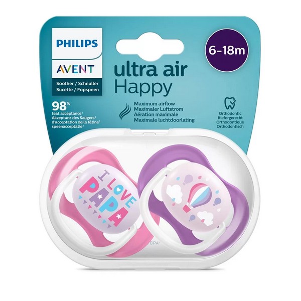 Продукт Philips AVENT Ultra Air Animals - Ортодонтични залъгалки + стерилизаторна кутия (6-18м) - 0 - BG Hlapeta