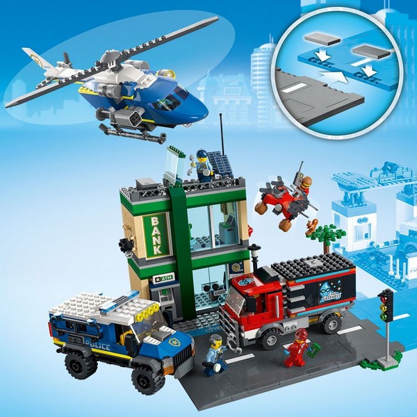 Продукт LEGO City Police Полицейско преследване в банката - Конструктор - 0 - BG Hlapeta