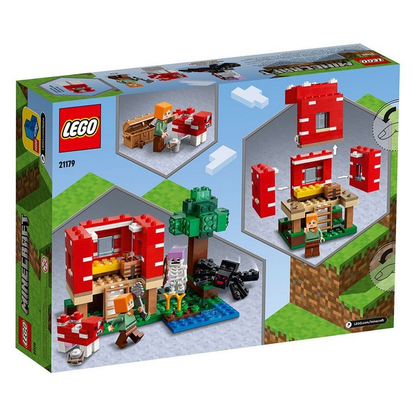 Продукт LEGO Minecraft Къщата на гъбите - Конструктор - 0 - BG Hlapeta