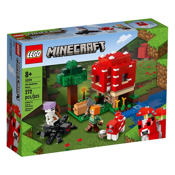 Продукт LEGO Minecraft Къщата на гъбите - Конструктор - 0 - BG Hlapeta