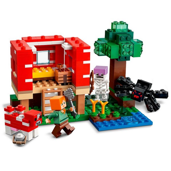 Продукт LEGO Minecraft Къщата на гъбите - Конструктор - 0 - BG Hlapeta