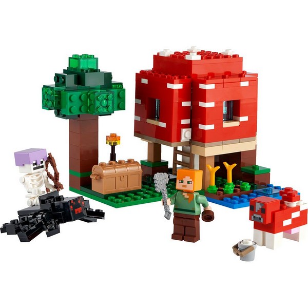 Продукт LEGO Minecraft Къщата на гъбите - Конструктор - 0 - BG Hlapeta